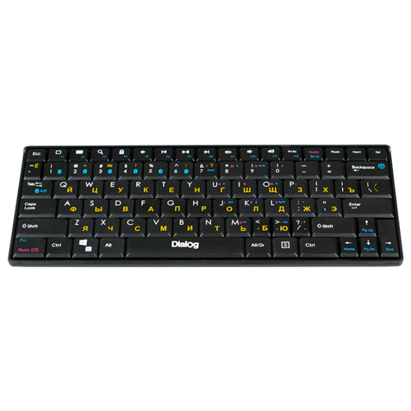 Клавиатура DIALOG KP-210BT Проводная/ Черный photo 1