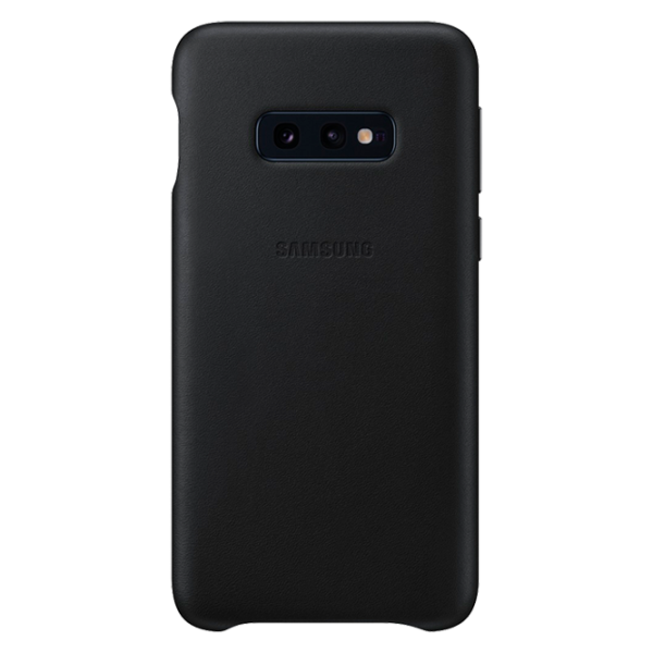 Чехол для смартфона Samsung Galaxy S10e Samsung/ Back/ Кожа/ Черный photo 1