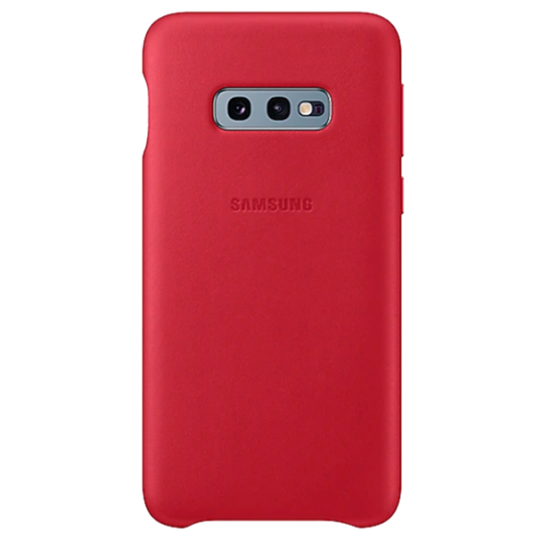 Чехол для смартфона Samsung Galaxy S10e Samsung/ Back/ Кожа/ Красный photo 1