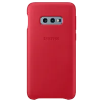 Чехол для смартфона Samsung Galaxy S10e Samsung/ Back/ Кожа/ Красный