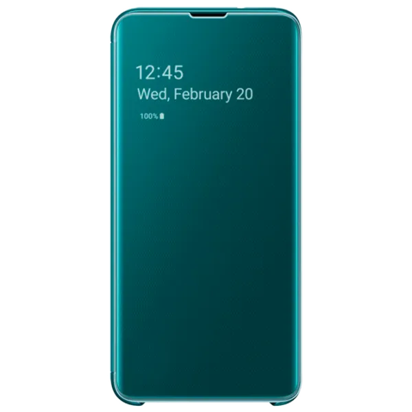 Чехол для смартфона Samsung Galaxy S10e Samsung/ Flip Cover View/ PU/ Зелёный photo 1