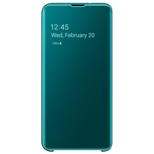 Чехол для смартфона Samsung Galaxy S10e Samsung/ Flip Cover View/ PU/ Зелёный photo 1