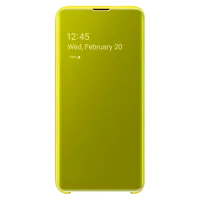 Чехол для смартфона Samsung Galaxy S10e Samsung/ Flip Cover View/ PU/ Желтый