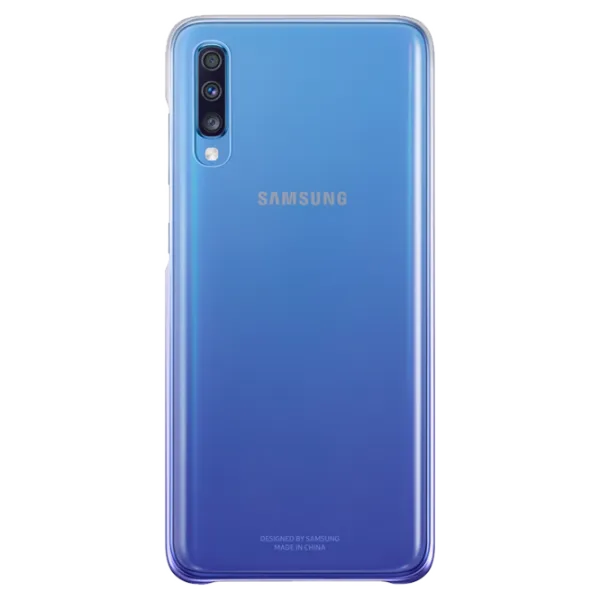 Husă pentru smartphone Samsung Galaxy A70 Samsung/ Back/ PP/ Transparent Purple photo 1
