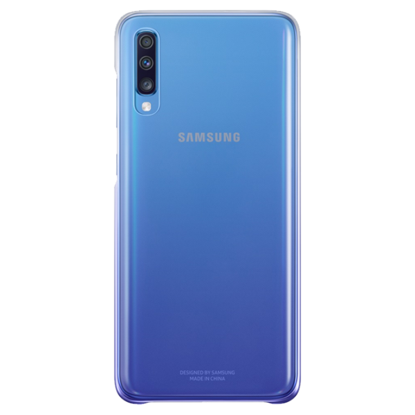 Husă pentru smartphone Samsung Galaxy A70 Samsung/ Back/ PP/ Transparent Purple photo 1