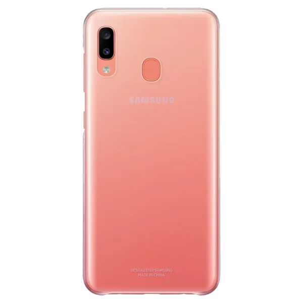 Husă pentru smartphone Samsung Galaxy A20 Samsung/ Back/ PP/ Gradation Pink photo 1