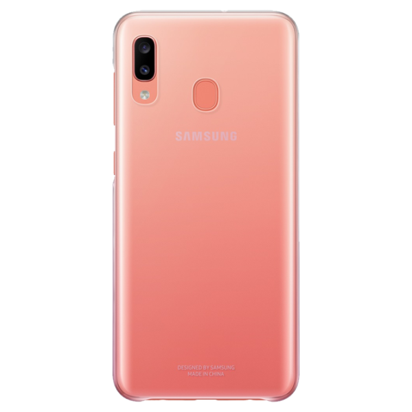 Husă pentru smartphone Samsung Galaxy A20 Samsung/ Back/ PP/ Gradation Pink photo 1