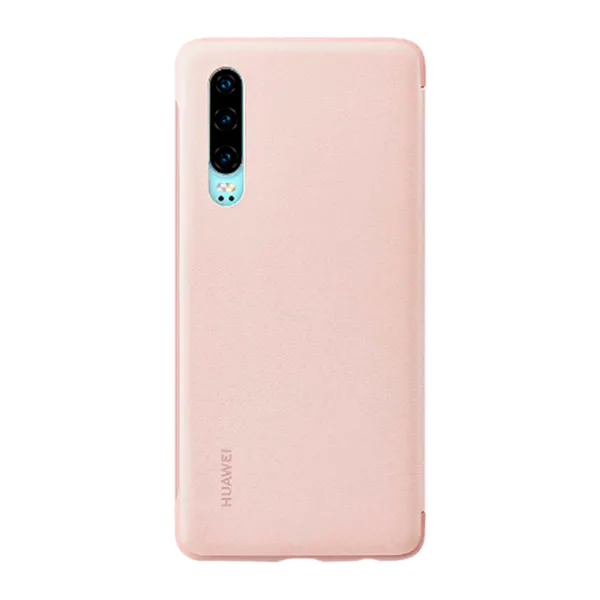 Husă pentru smartphone Huawei P30 Huawei/ Flip Cover View Smart/ PC/ PU/ Pink photo 1