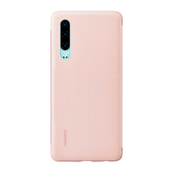 Husă pentru smartphone Huawei P30 Huawei/ Flip Cover View Smart/ PC/ PU/ Pink photo 1