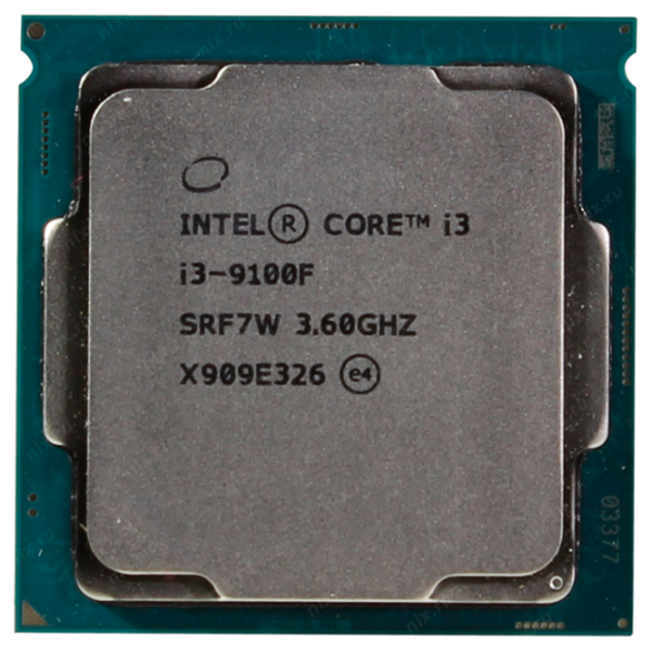 Процессор Intel Core i3-9100F Tray S1151/ 3.60 ГГц - 4.20 ГГц photo 1