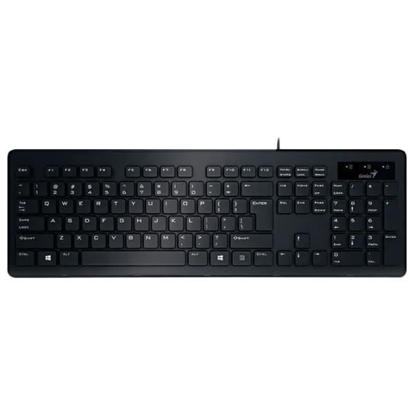 Tastatură Genius SlimStar 130 Cu fir/ Black photo 1