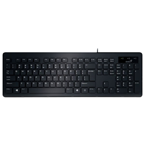 Tastatură Genius SlimStar 130 Cu fir/ Black photo 1