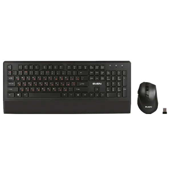 Клавиатура Sven KB-C3800W Беспроводные / Черный photo 1