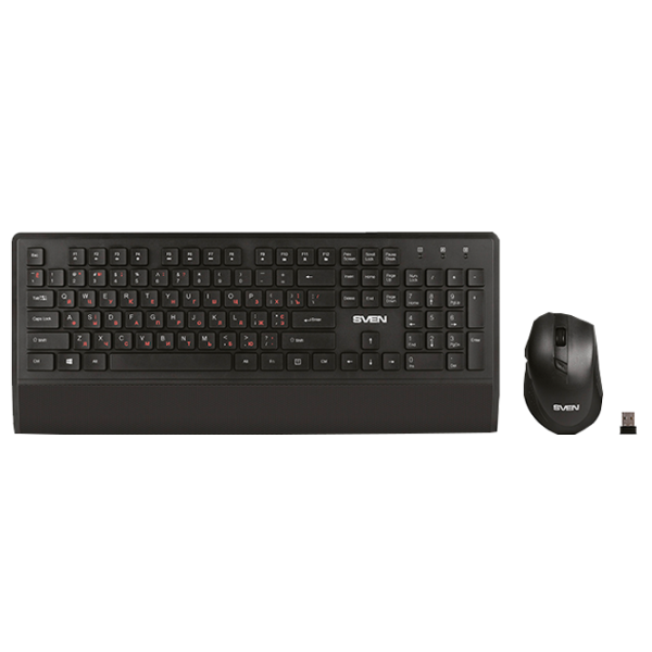 Клавиатура Sven KB-C3800W Беспроводные / Черный photo 1