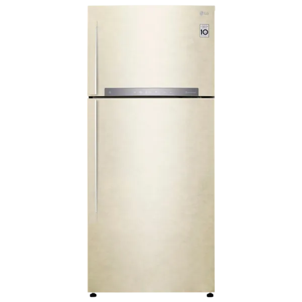 Frigider LG GN-H702HEHZ cu congelator sus 506 l / 180 cm / Beige photo 1