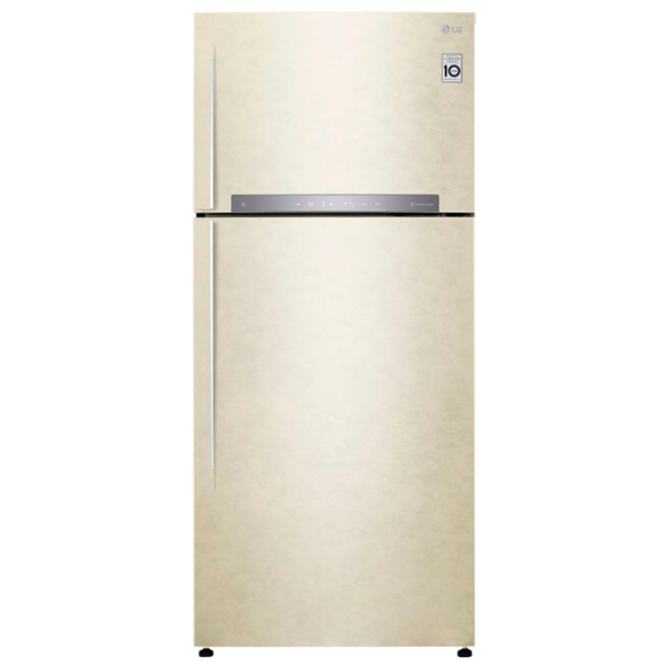 Frigider LG GN-H702HEHZ cu congelator sus 506 l / 180 cm / Beige photo 1