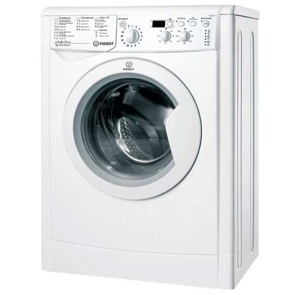 Mașină de spălat Indesit IWSD 61051 B UA 6 kg / 1000 rpm / White photo 1