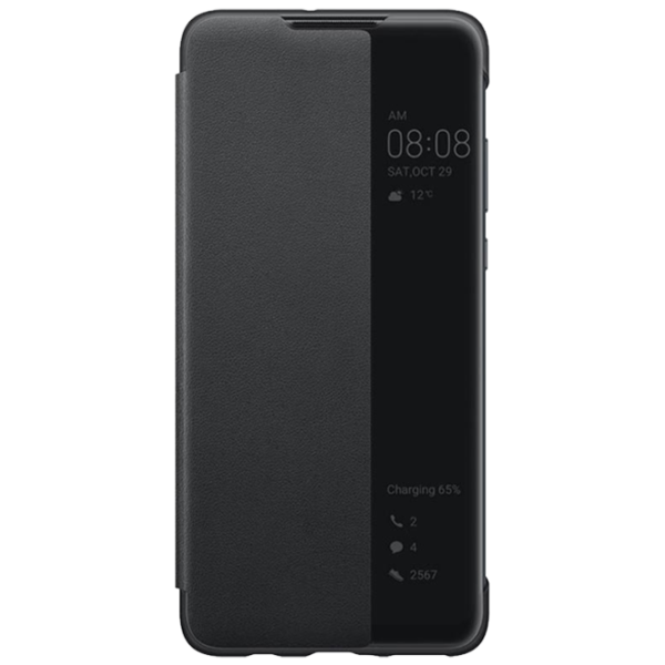 Чехол для смартфона Huawei P30 Lite Huawei/ Flip Cover View/ PC/ PU/ Черный photo 1