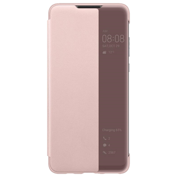 Чехол для смартфона Huawei P30 Lite Huawei/ Flip Cover View/ PC/ PU/ Розовый photo 1