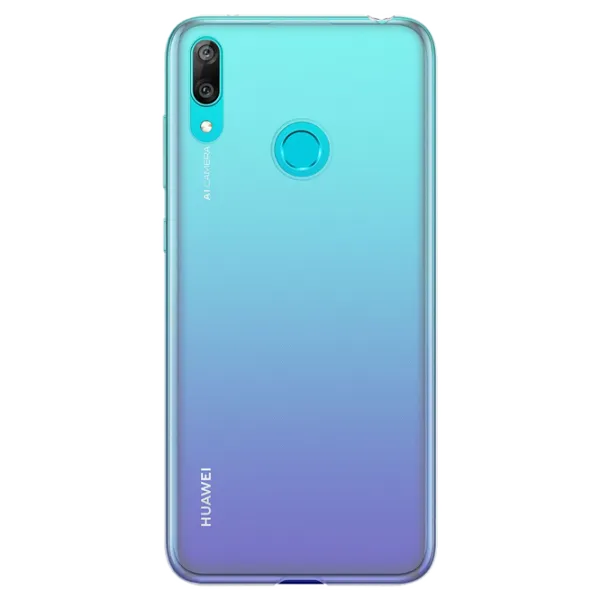 Чехол для смартфона Huawei Y7 2019 Huawei/ Back/ TPU/ Прозрачный Белый photo 1
