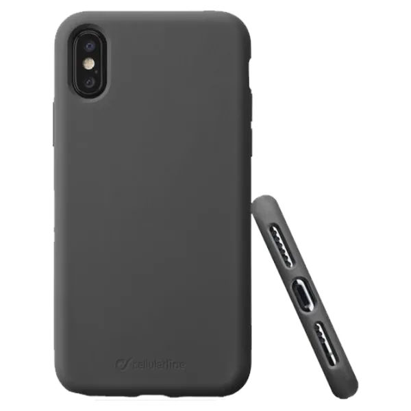 Husa Apple iPhone XS Cellularline Back/ TPU/ Black photo 1
