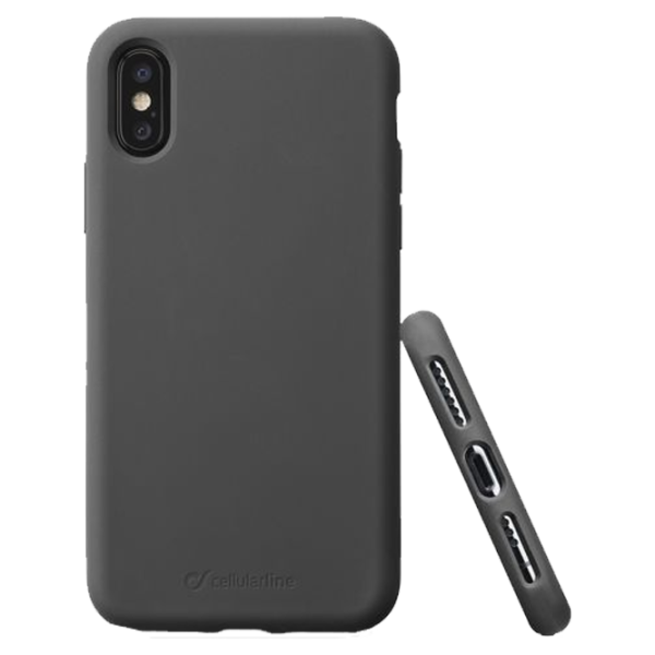 Husa Apple iPhone XS Cellularline Back/ TPU/ Black photo 1