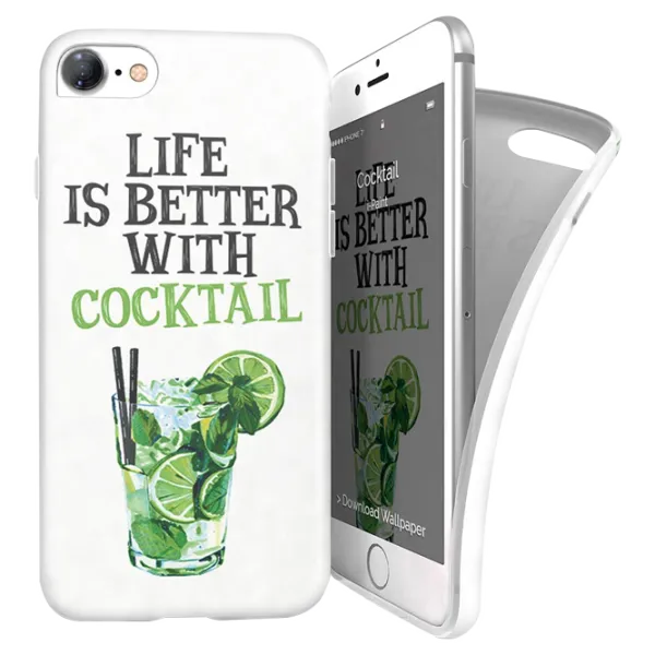 Husă pentru smartphone Apple iPhone 7/ 8/ SE2 i-Paint/ Back/ TPU/ White photo 1
