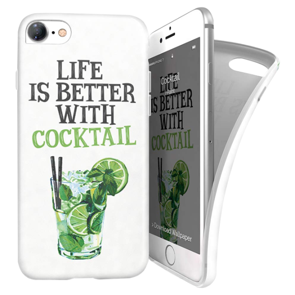 Husă pentru smartphone Apple iPhone 7/ 8/ SE2 i-Paint/ Back/ TPU/ White photo 1