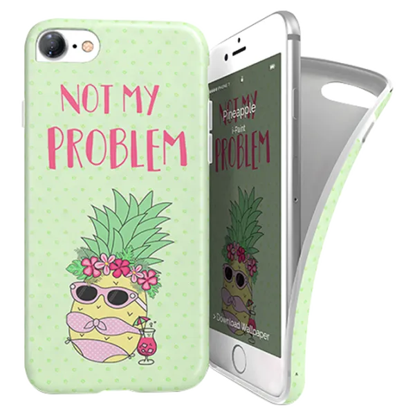 Husă pentru smartphone Apple iPhone 7/ 8/ SE2 i-Paint/ Back/ TPU/ Light Green photo 1