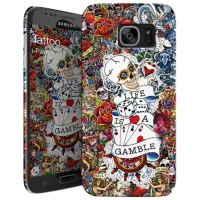 Husă pentru smartphone Samsung Galaxy S7 i-Paint/ Back/ PP/ Black