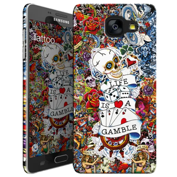 Husă pentru smartphone Samsung Galaxy A5 (2016) i-Paint/ Back/ PP/ Multicolor photo 1