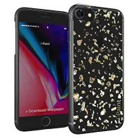 Husa Apple iPhone 7/8 i-Paint Back/ TPU/ Gold
