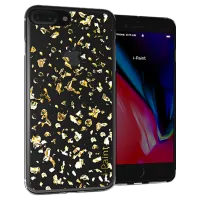Husa Apple iPhone 7/8 Plus i-Paint Back/ TPU/ Gold