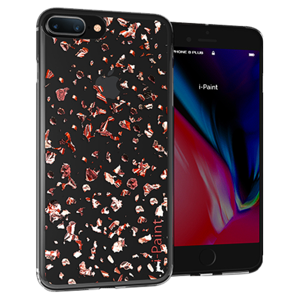 Husa Apple iPhone 7/8 Plus i-Paint Back/ TPU/ Pink photo 1