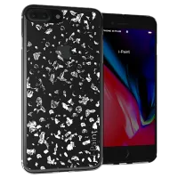 Husa Apple iPhone 7/8 Plus i-Paint Back/ TPU/ Silver