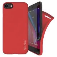 Husa Apple iPhone 7/8 i-Paint Back/ TPU/ Red