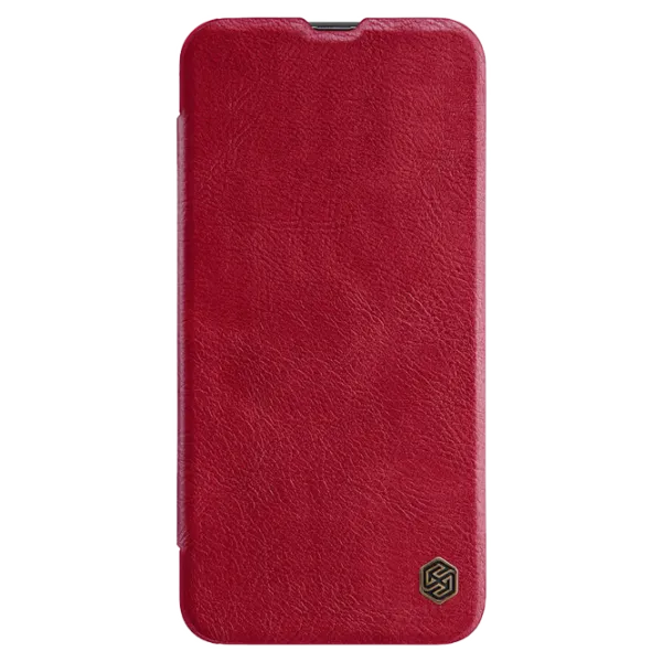 Чехол для смартфона Samsung Galaxy A40 Nillkin/ Flip Cover/ Кожа/ Красный photo 1