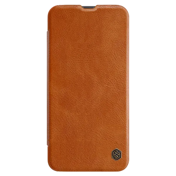 Чехол для смартфона Samsung Galaxy A40 Nillkin/ Flip Cover/ Кожа/ Коричневый photo 1