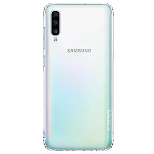 Husă pentru smartphone Samsung Galaxy A70 Nillkin/ Back/ TPU/ White Transparent photo 1