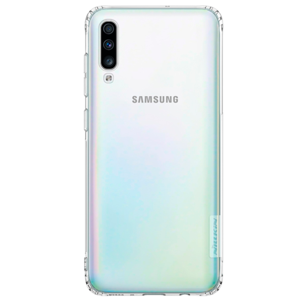 Husă pentru smartphone Samsung Galaxy A70 Nillkin/ Back/ TPU/ White Transparent photo 1
