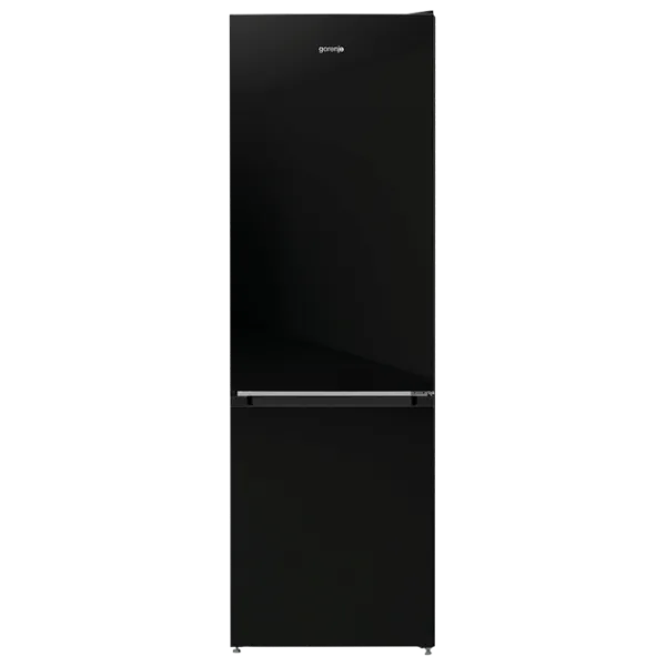 Frigider Gorenje NRK 6192 CBK4 cu congelator jos 307 / 185 cm / Black photo 1
