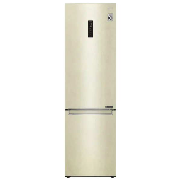 Frigider LG GA-B509SEKL cu congelator jos 384 l / 203 cm / Beige photo 1