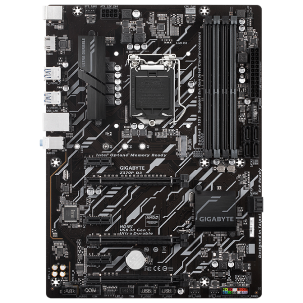 Placă de bază Gigabyte Z370P D3 1.0 ATX/ Intel Z370 Express photo 1