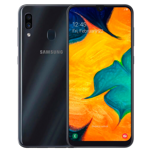 Samsung Galaxy A30 A305 4 ГБ/ 64 ГБ/ Dual SIM/ Черный photo 1 Samsung Galaxy A30 A305 4 ГБ/ 64 ГБ/ Dual SIM/ Черный photo 1