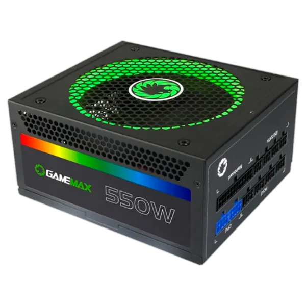 Блок питания Gamemax RGB-550 80+ Gold/ 550 Вт photo 1