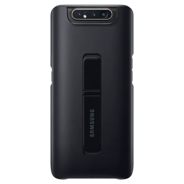 Husa Samsung Galaxy A80 Original Back/ PC/ Protective Standing Cover Black photo 1