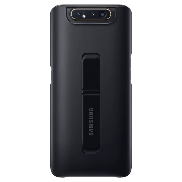Husa Samsung Galaxy A80 Original Back/ PC/ Protective Standing Cover Black photo 1