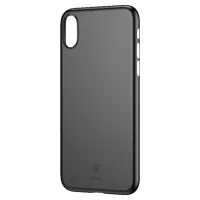 Husa Apple iPhone X Baseus Back/ TPU/ Black