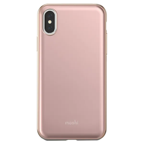 Husă pentru smartphone Apple iPhone X Moshi/ Back/ PP/ Pink photo 1 Husă pentru smartphone Apple iPhone X Moshi/ Back/ PP/ Pink photo 1
