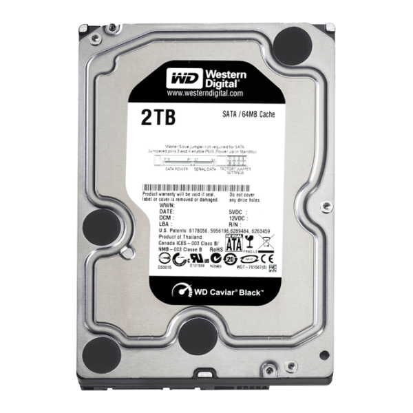 HDD Western Digital Caviar Black 2 ТБ WD2003FZEX / Черный Серебристый photo 1